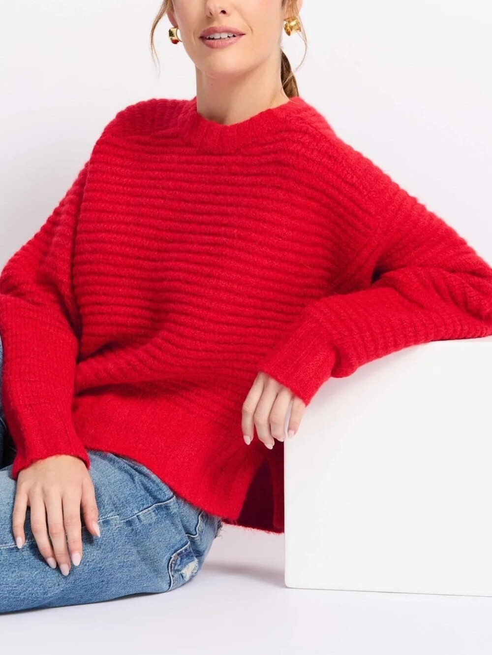 PISTOLA Adina Long Sleeve Raglan Sweater